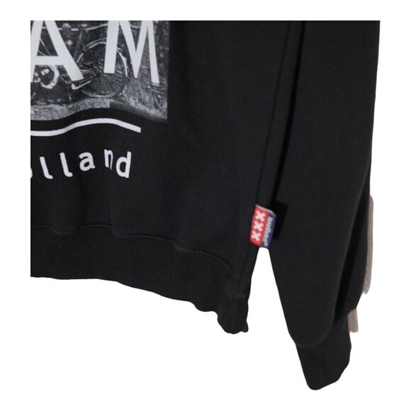 Totaldutch Amsterdam Holland Black Graphic Sweatshirt Size Small Designer Rare - Picture 3 of 5